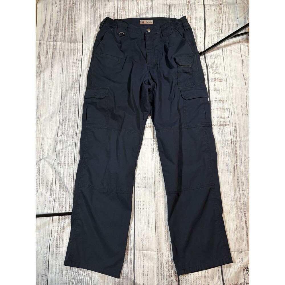 5.11 Tactical Pants Mens 32X32 Taclite Pro Ripstop Double Knees Blue 74273